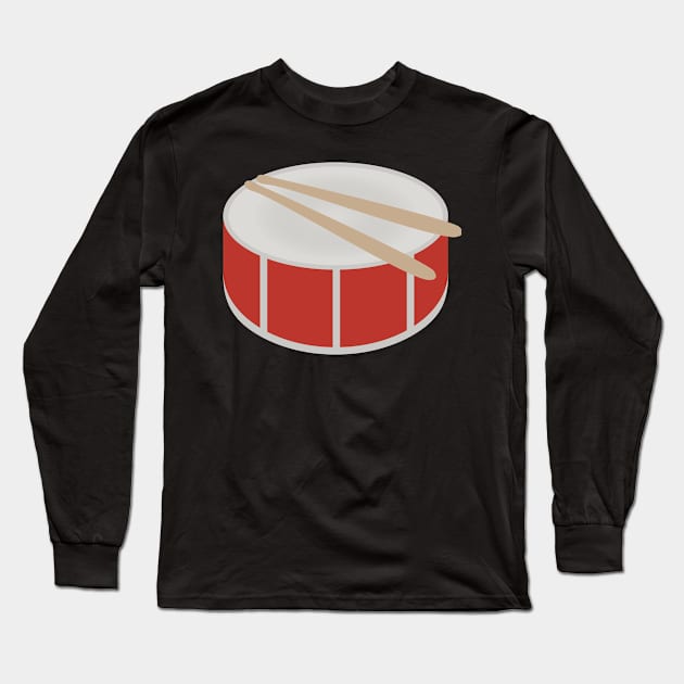 Drum music instrument Long Sleeve T-Shirt by Everydayoutfit